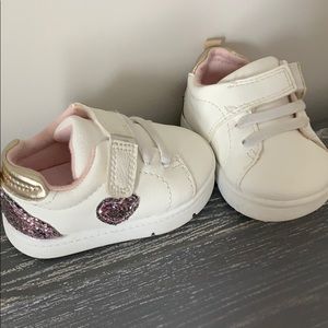 Carter’s white baby sneakers
